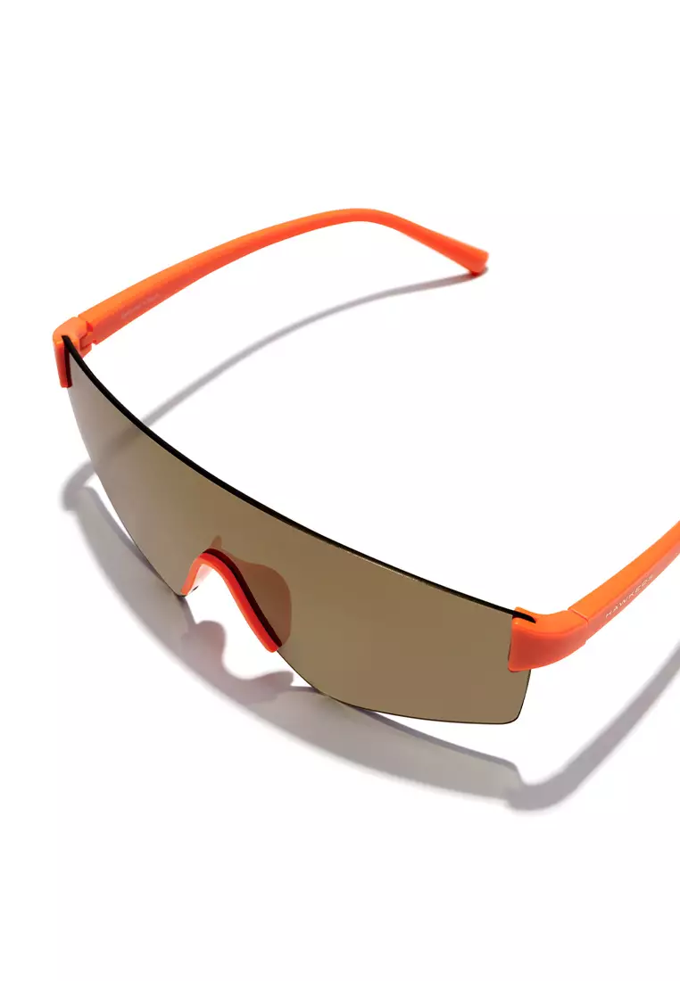 HAWKERS Orange Beige Aero Sunglasses For Men And Women, Unisex. Official Product Designed In Spain