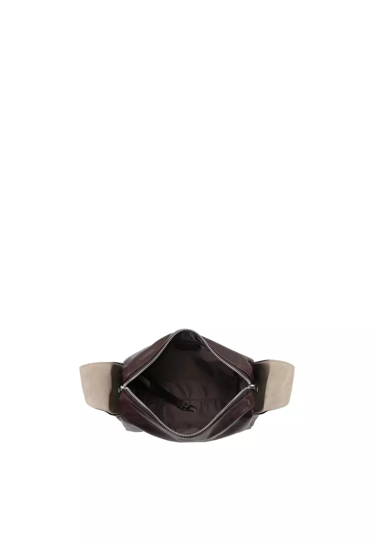 Petrichor Pockets 單肩袋 - 可可棕