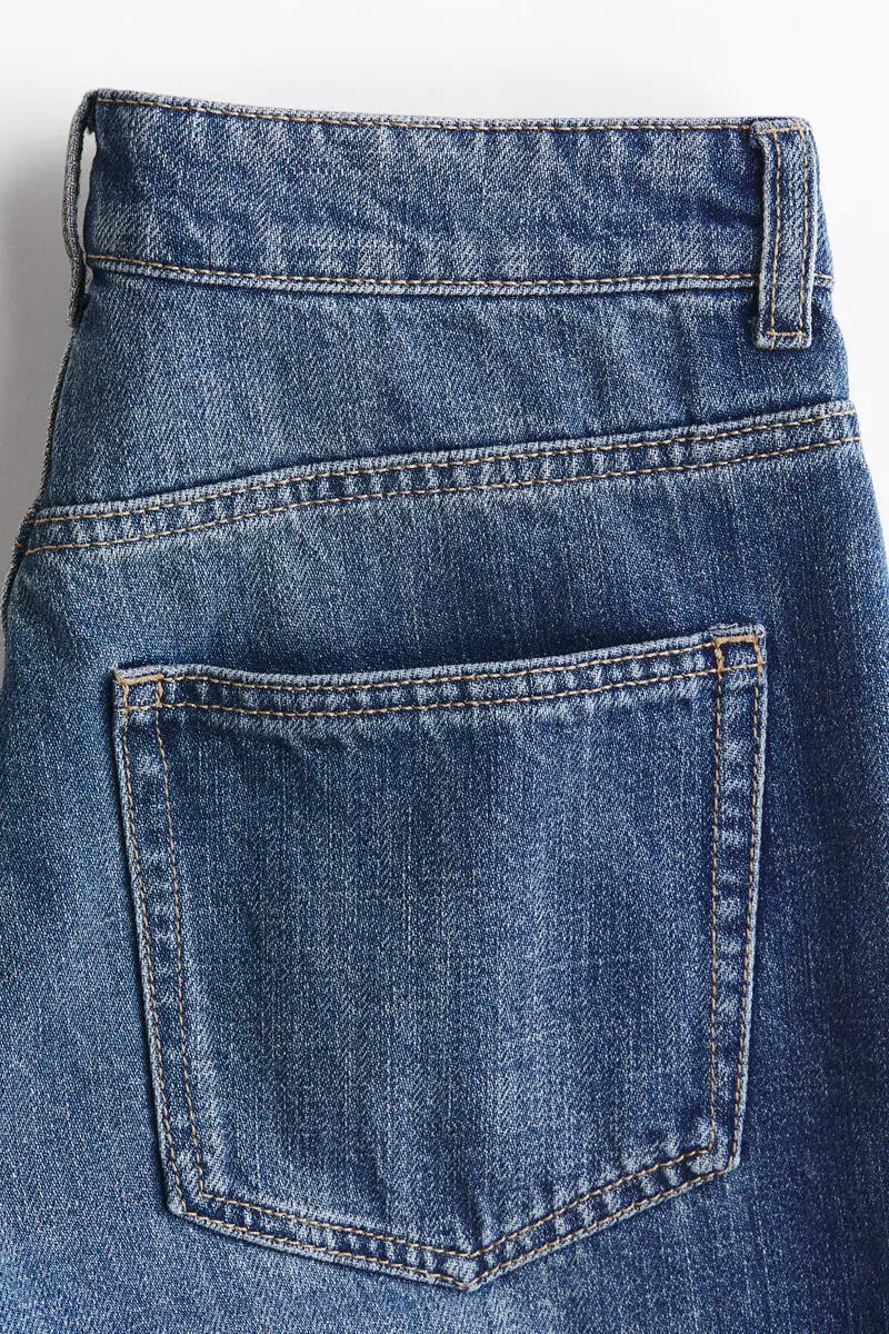 Denim Bermuda shorts