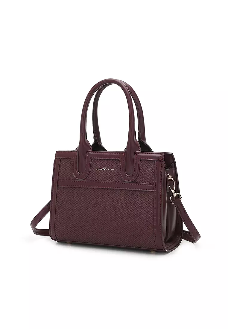 Women's Top Handle Bag / Sling Bag / Crossbody Bag / Shoulder Bag (Tas Tangan Wanita / Tas Selempang Wanita / Tas Bahu Wanita) - Merah