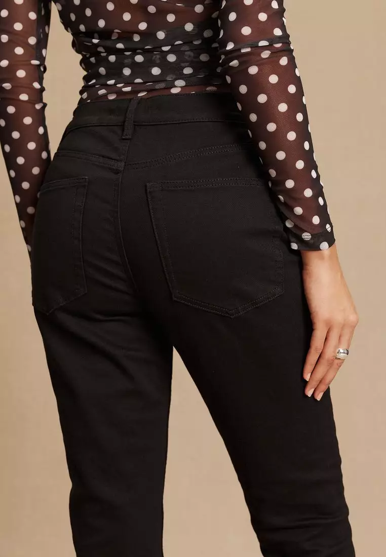 Mid Rise Stretch Skinny Jeans