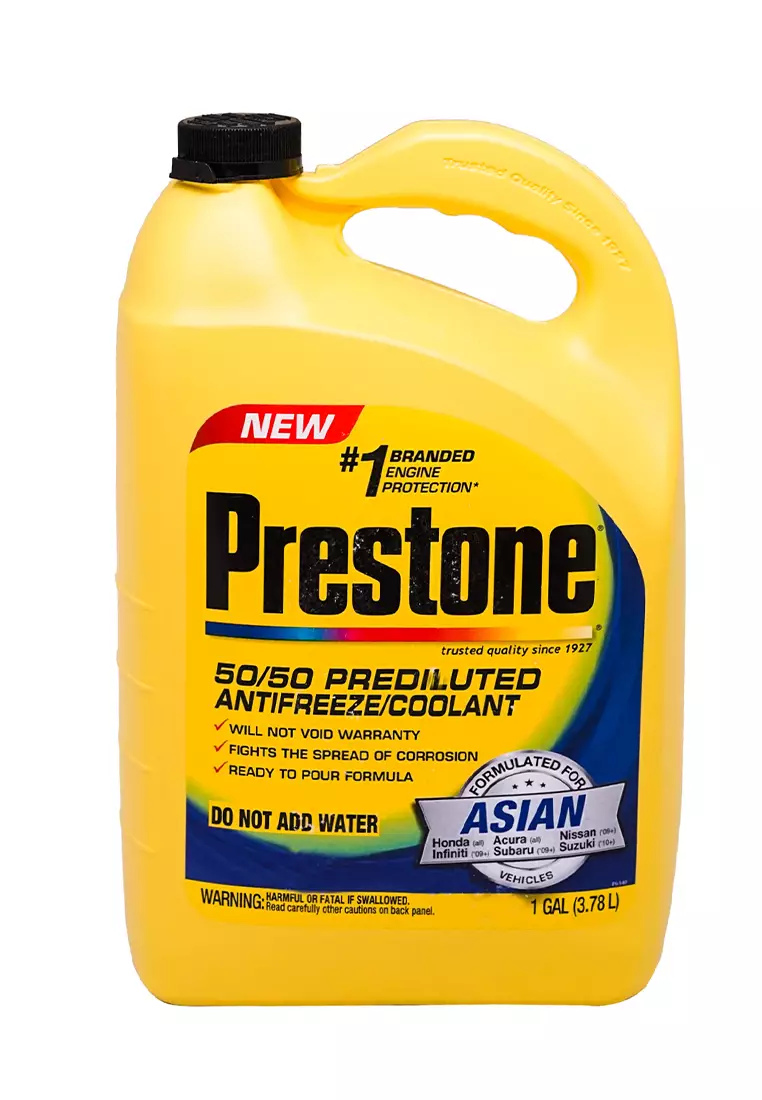Buy BLADE Prestone 50/50 Prediluted Antifreeze/Coolant Blue 1 Gallon