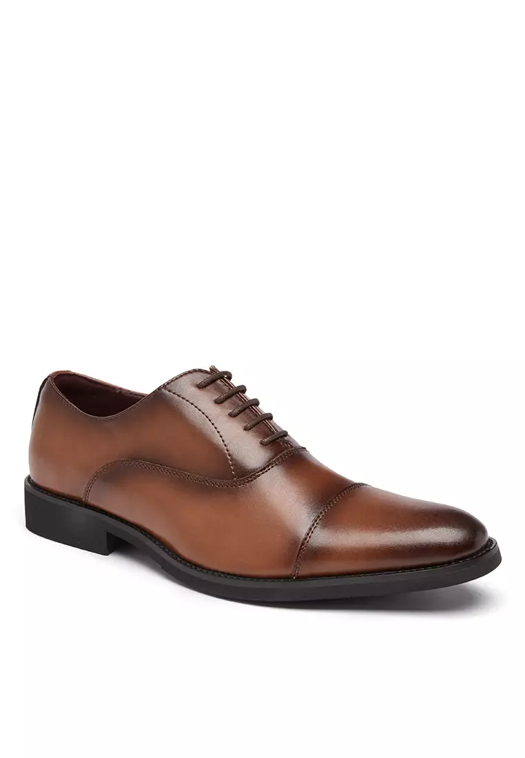 Leather Cap Toe Business Shoes KB3183-18