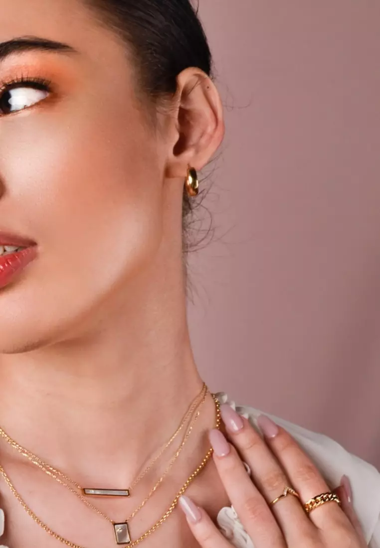 Wishbone Stacker Ring 14k Gold