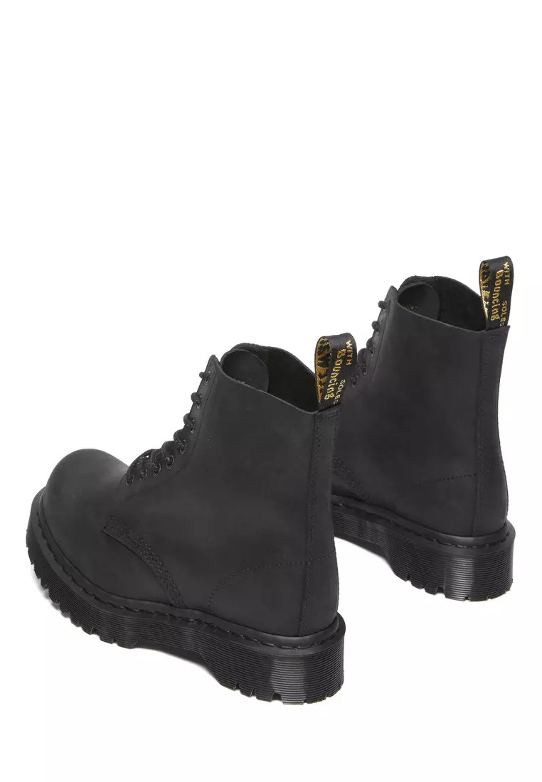 1460 Bex Bump Toe Leather Black Boots Men
