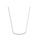 ZITIQUE silver Women's Curve Bar Clavicular Chain - Silver FE5D0AC13B2779GS_1