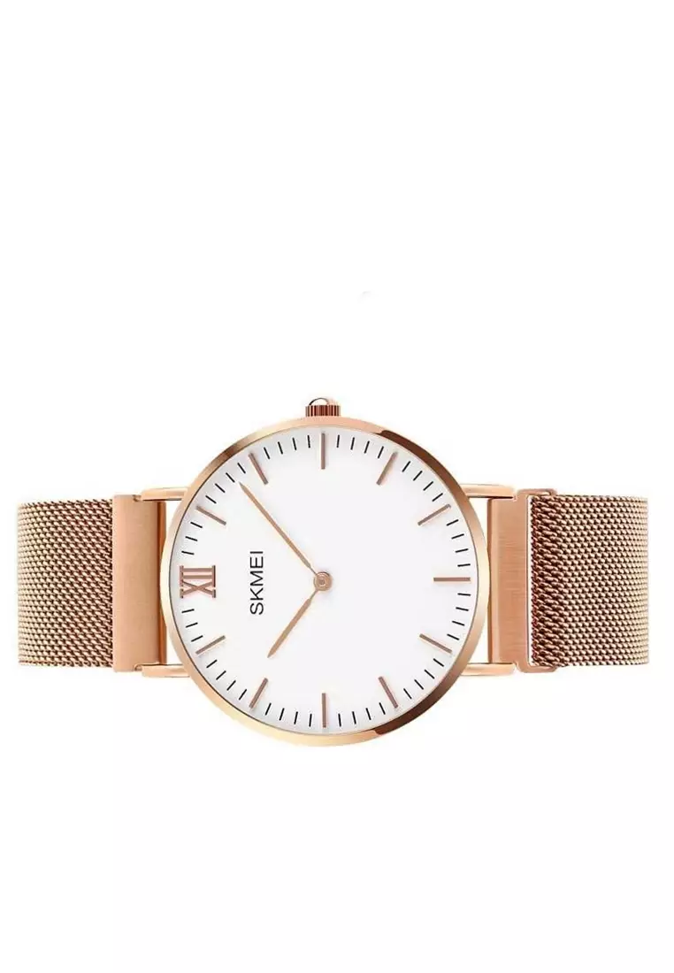 Jam Tangan Kasual Wanita Milanese Magnetic Waterproof Strap Tali Material Stainless Steel HJ66 ORIGINAL