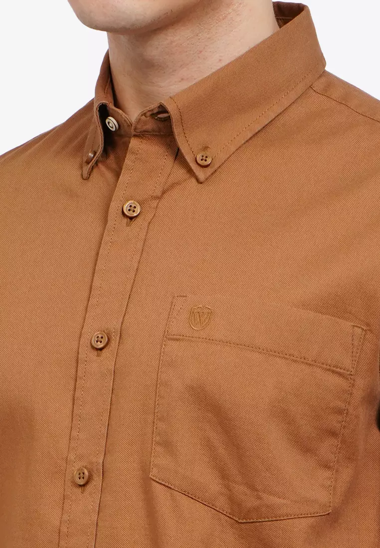 Regular Fit Short Sleeve Oxford Shirt