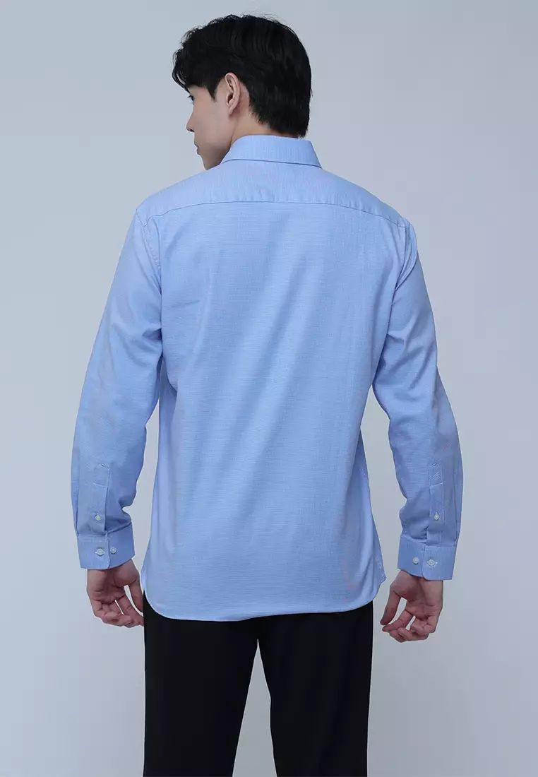 Buy Hechter Paris Textured Cotton Spandex Dress Shirt in Slim Fit 2024 ...