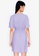 ZALORA BASICS purple Raglan Sleeve Mini Dress 485BBAA97CDB6CGS_2