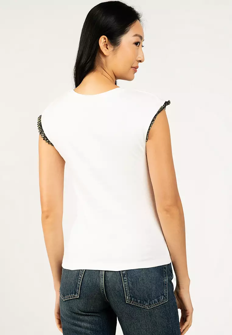 Lace Detailed Sleeveless Top