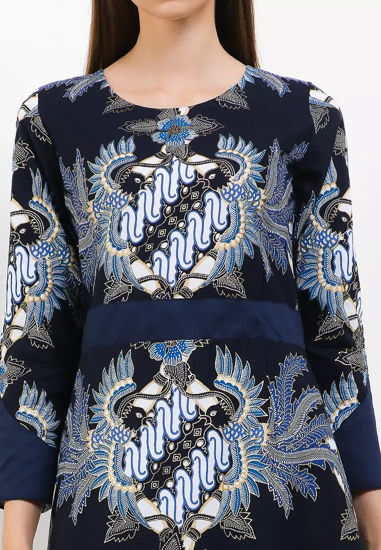 Gamis Dress Muslim Wanita Avilia Navy