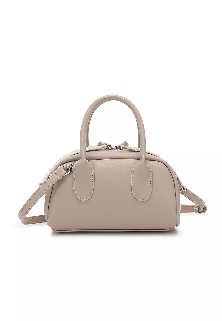 Women's Top Handle Bag / Sling Bag / Crossbody Bag / Shoulder Bag (Tas Tangan Wanita / Tas Selempang Wanita / Tas Bahu Wanita) - Cokelat