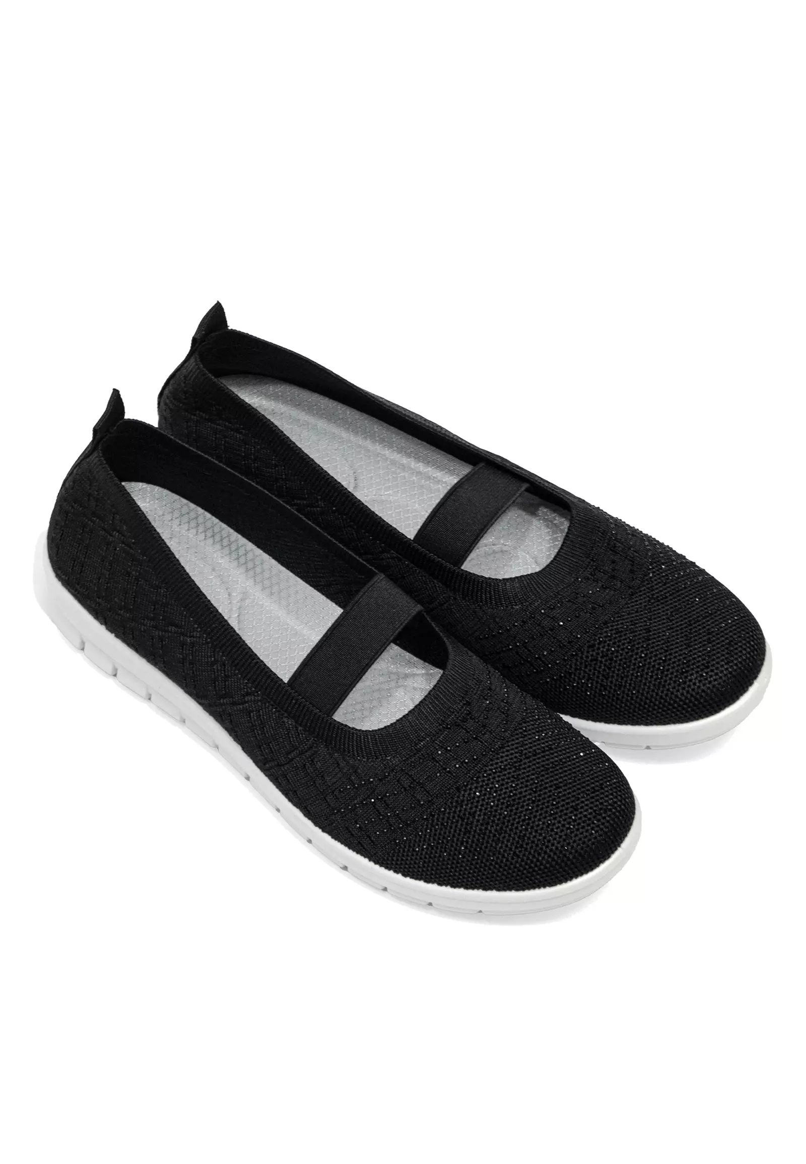 Dr. Kevin Sepatu Olahraga Sport Wanita Sneakers Rajut Slip On 559-008