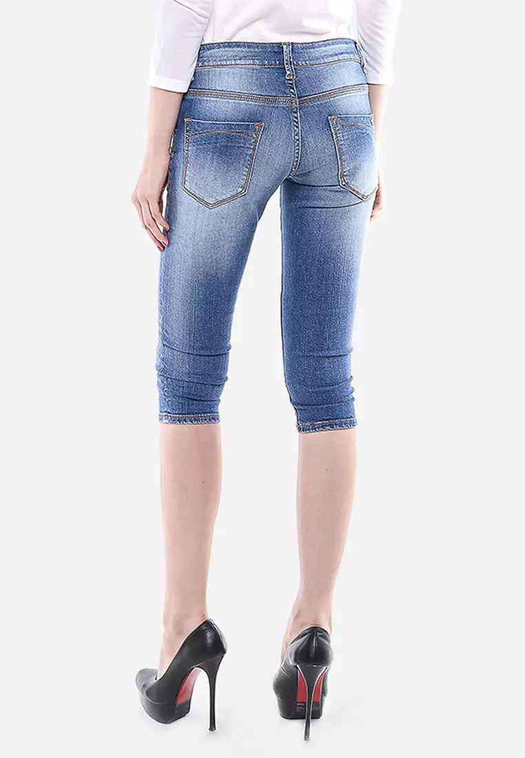 LGS - Celana Capri Premium Wanita - Jeans Wanita - LPC.400.004.A171.C