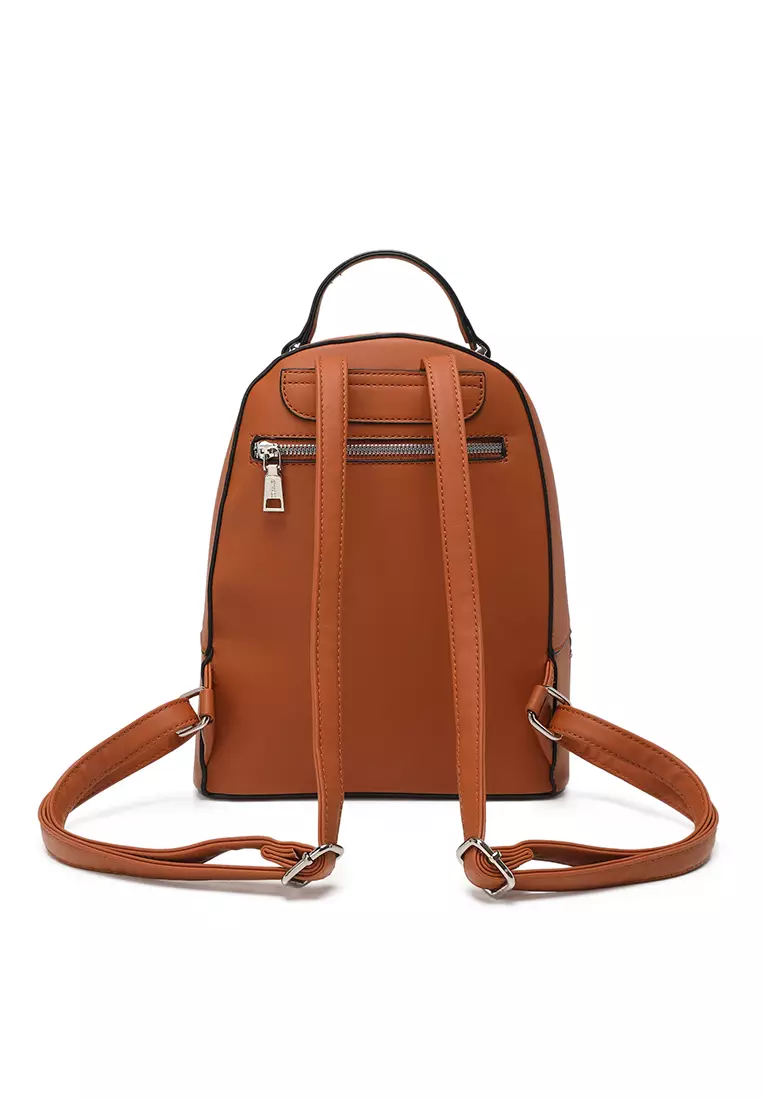 GYKACO FANIE Brown - Tas Ransel Wanita - Fashion Backpack (IMPORT)
