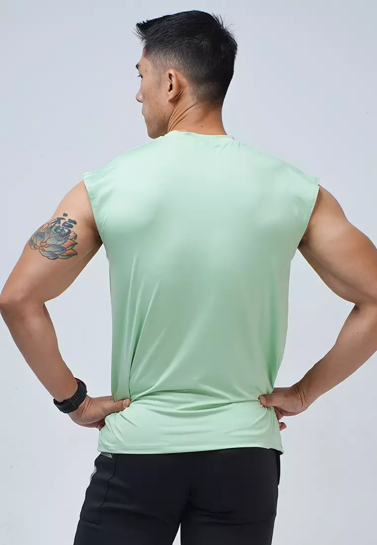 Tanktop Unfinished Sleeveless Essential series Mint