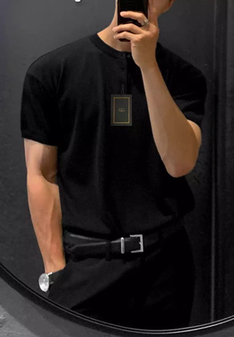 Slim Ice Silk Knit T-shirt‌ ‌MYQ8851