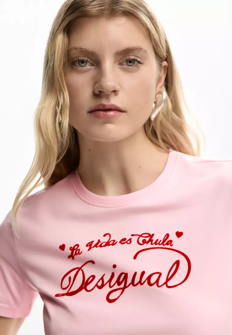 Desigual Flock Print T-Shirt