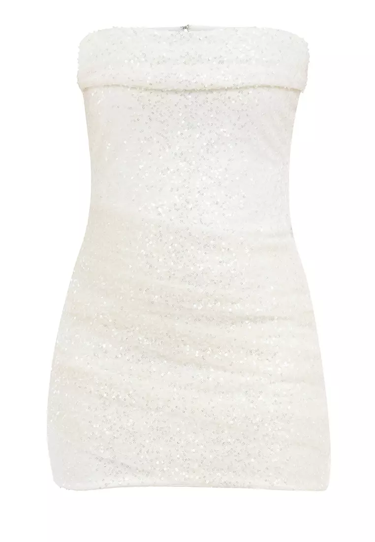 Valeria Beaded Mini Dress