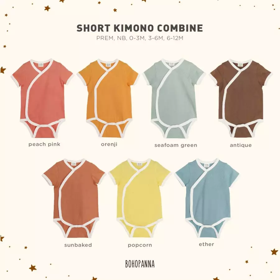 BOHOPANNA - SHORT KIMONO COMBINE 2 - JUMPER BAYI
