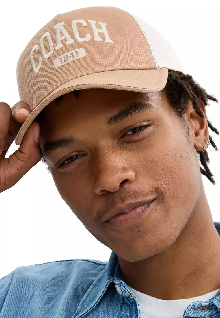 1941 Embroidered Trucker Hat In Light Saddle CQ728 (M/L)
