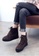 Twenty Eight Shoes brown Leather Hidden Heel Platform Mid Boots VB991 ECDFFSH20B37A3GS_5