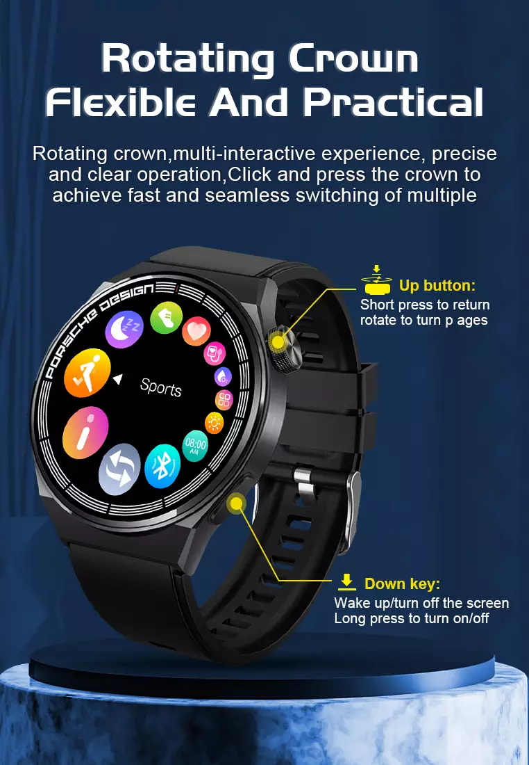 Smart Watch GT8 Hot Sale New Wireless Charger Full Touch Screen Jam Tangan Pintar