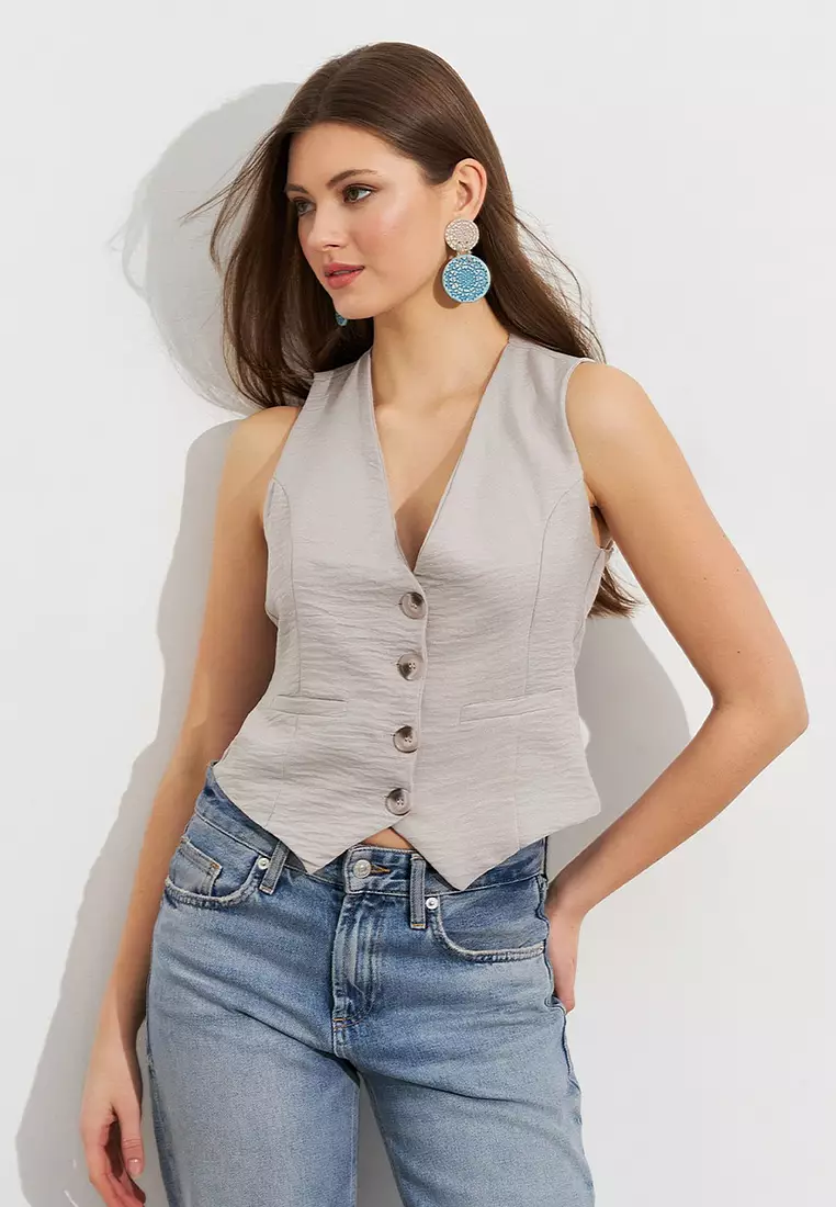 Linen Lined Vest