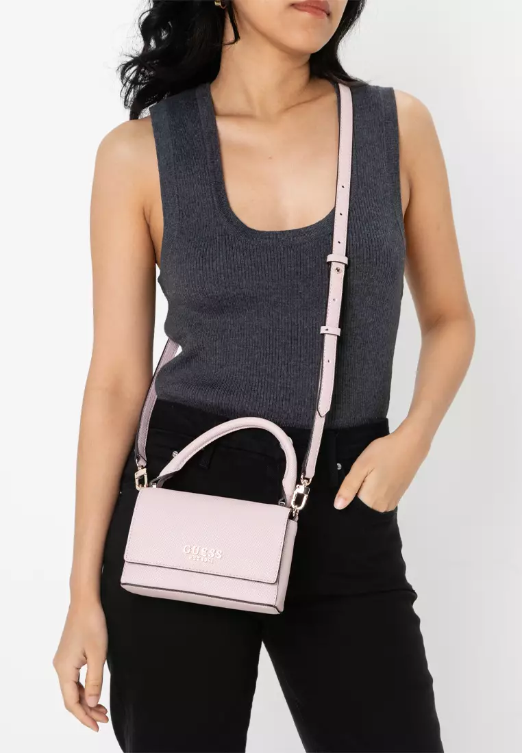 Buy Guess Fedana Mini Top Handle Flap Bag 2025 Online | ZALORA