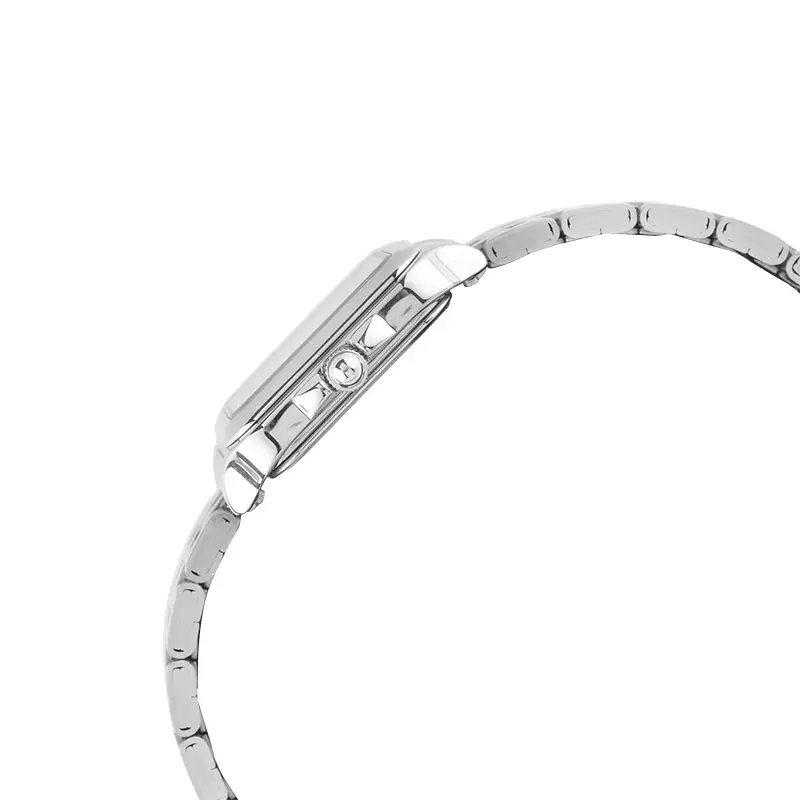 Jam Tangan Wanita Christophe Arden CA 1003 LH BSSLG Ladies Smoke Grey Dial Steel Strap