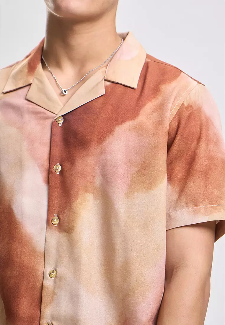Relaxed Shirt with All-Over Print