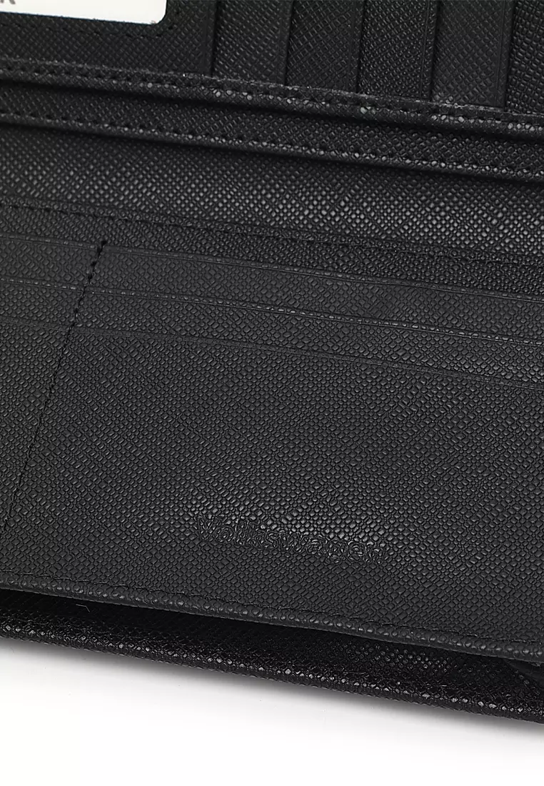 Men's Genuine Leather RFID Blocking Wallet - Black