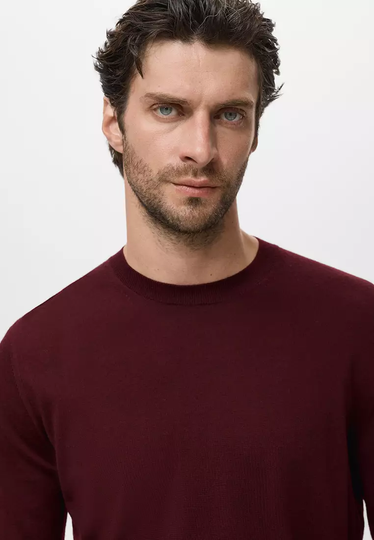 100% Merino Wool Crew Neck Sweater