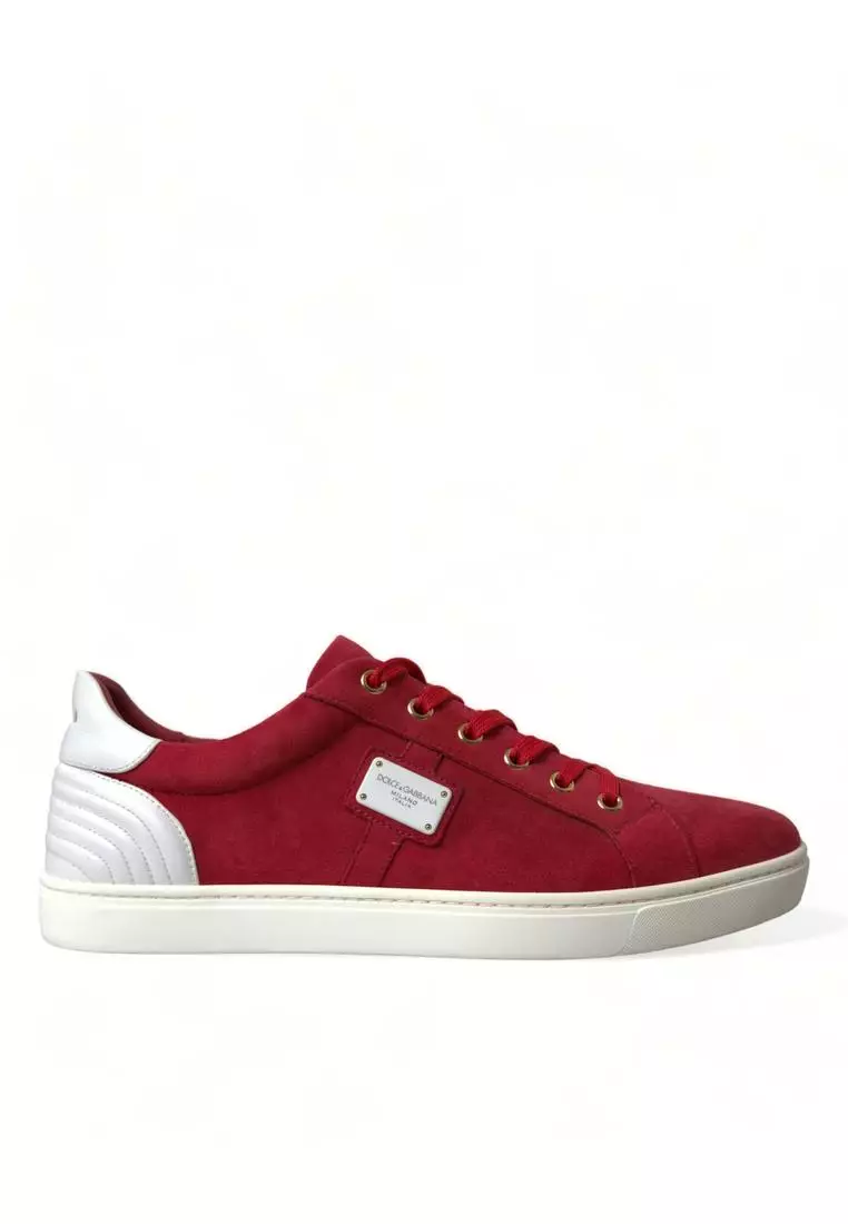 Red dolce and gabbana sneakers discount
