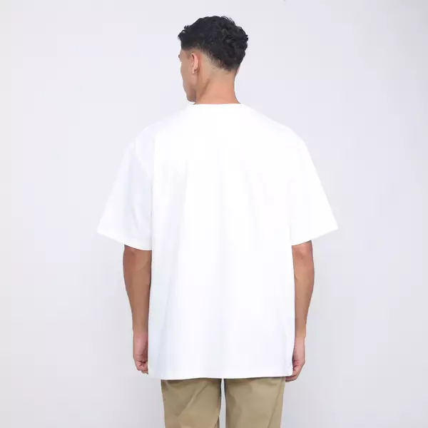 FACILITY - Kaos Oversize Rib Heavy Weight Tee Jace - White