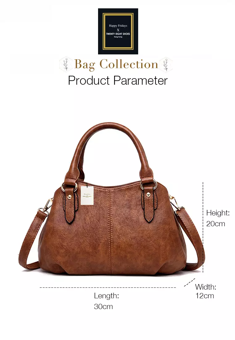 Stylish Textured Faux Leather Three Way Handbag JW HD-2674