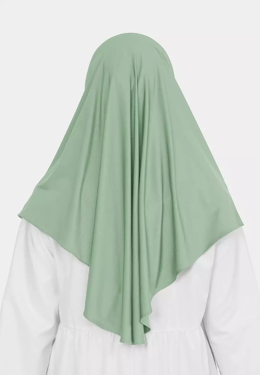 Cotton Bee - Atiyah Bergo Anak | Hijab Instan Anak - Sage Green - XL