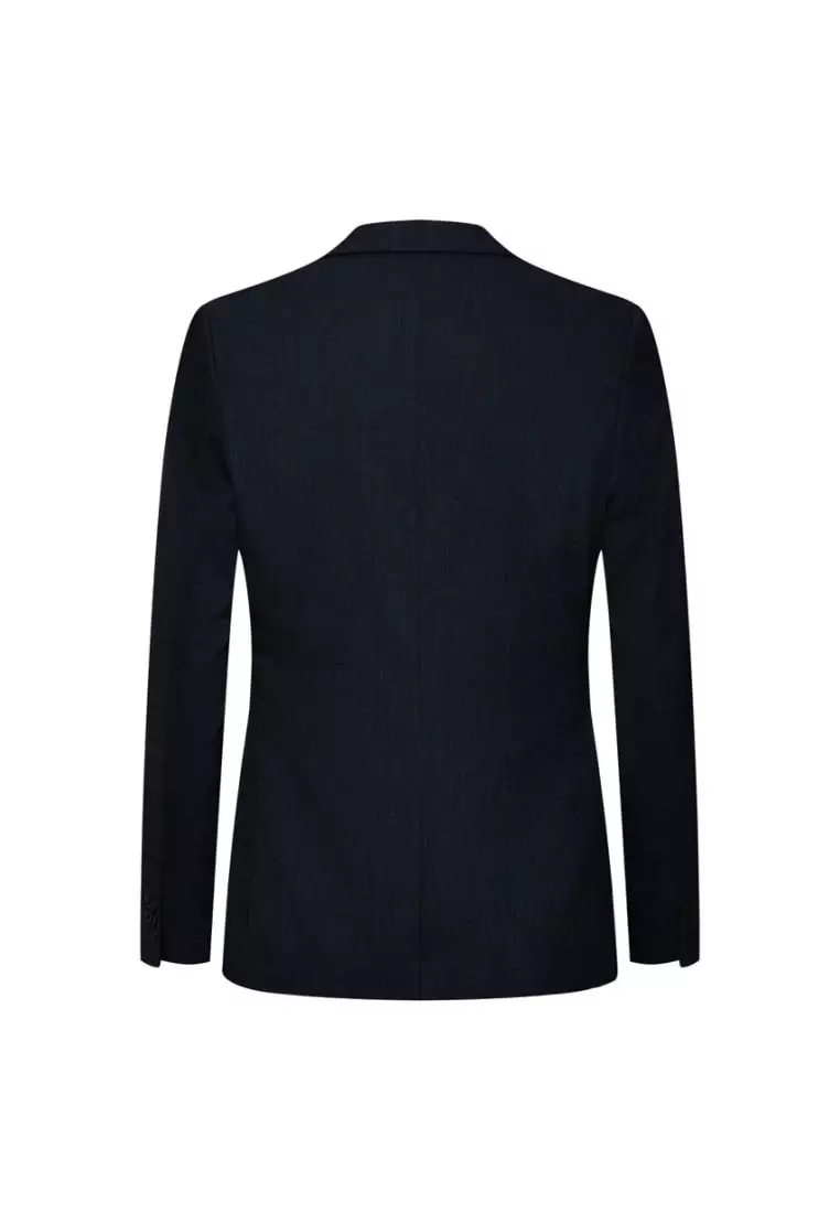 Anti-Bacterial Slim Fit Textured Suit Blazer