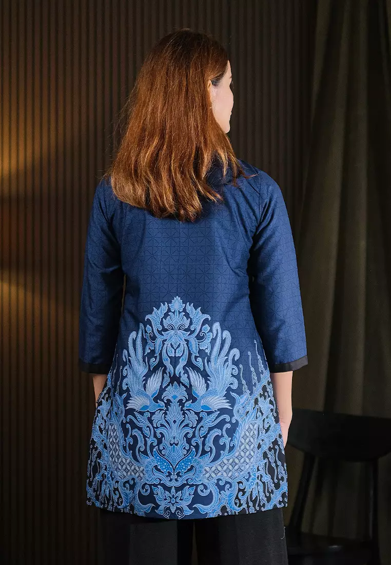 Hadinata Batik Wanita Outer Furing Superfine Dineya Davanka