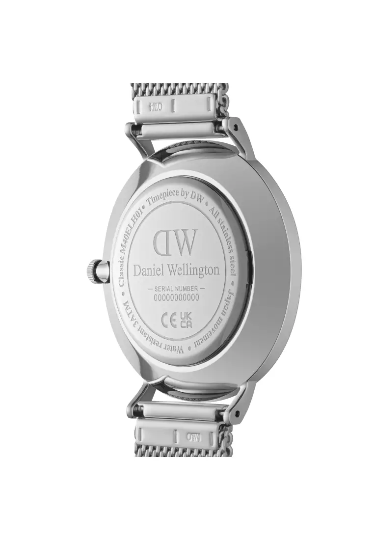 Classic Multi-Eye 40mm Sterling Arctic Silver Blue Dial - Multi Eye Watch for men - Stainless Steel Strap Watch - Fashion Watch - DW Official - Authentic