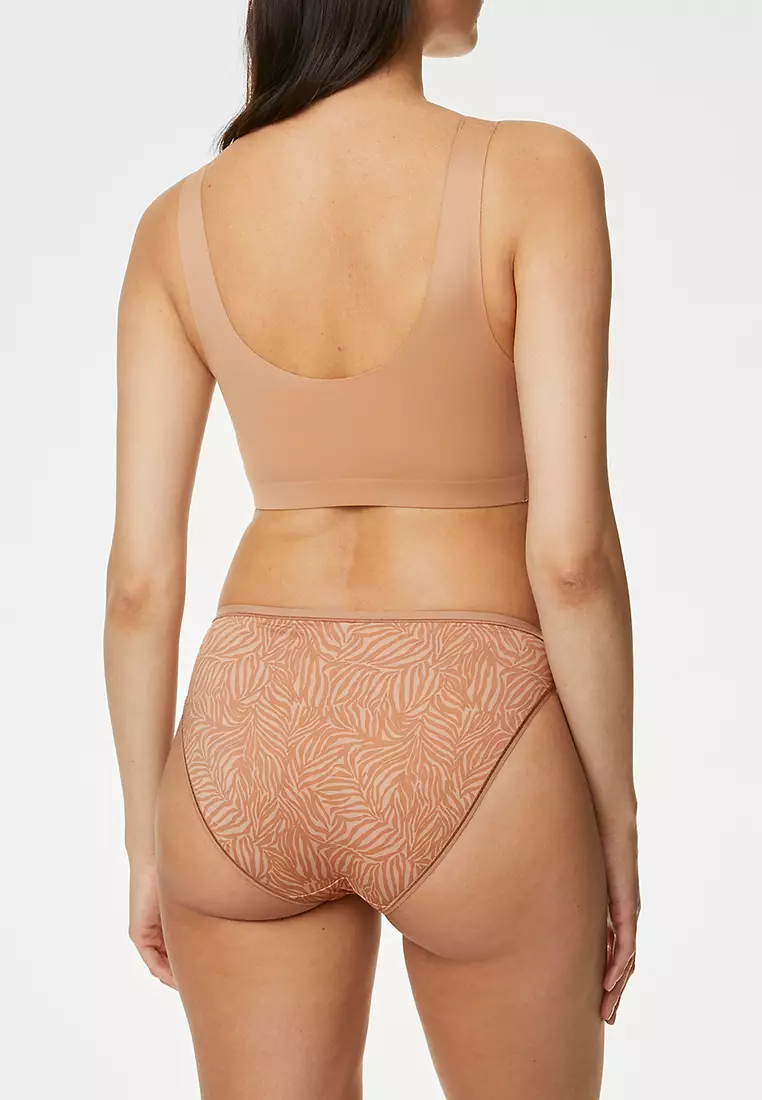 5pk No VPL Microfibre High Leg Knickers