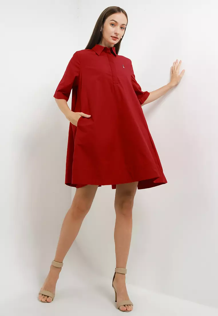 Carlene Mini Mini A-Line Shirt Dress