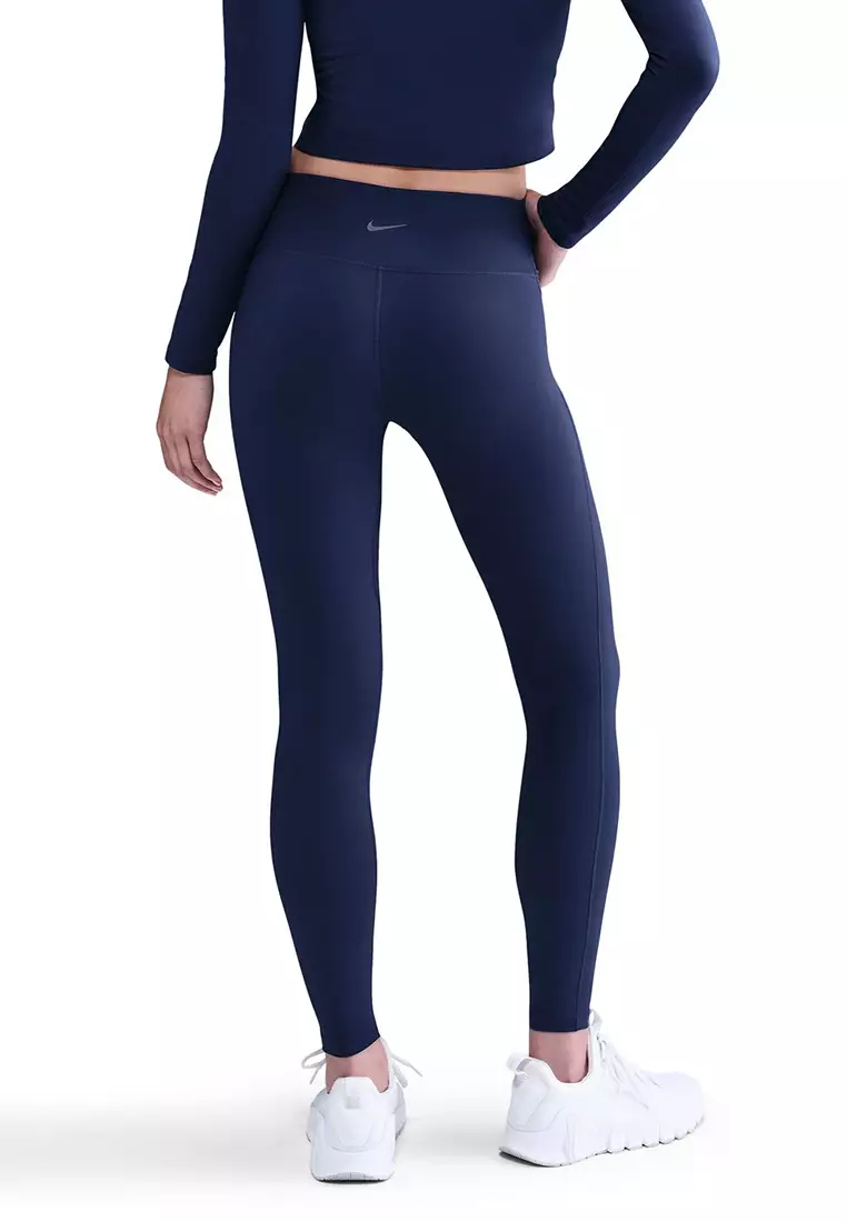 One Seamless Front High-Waisted Full-Length Leggings