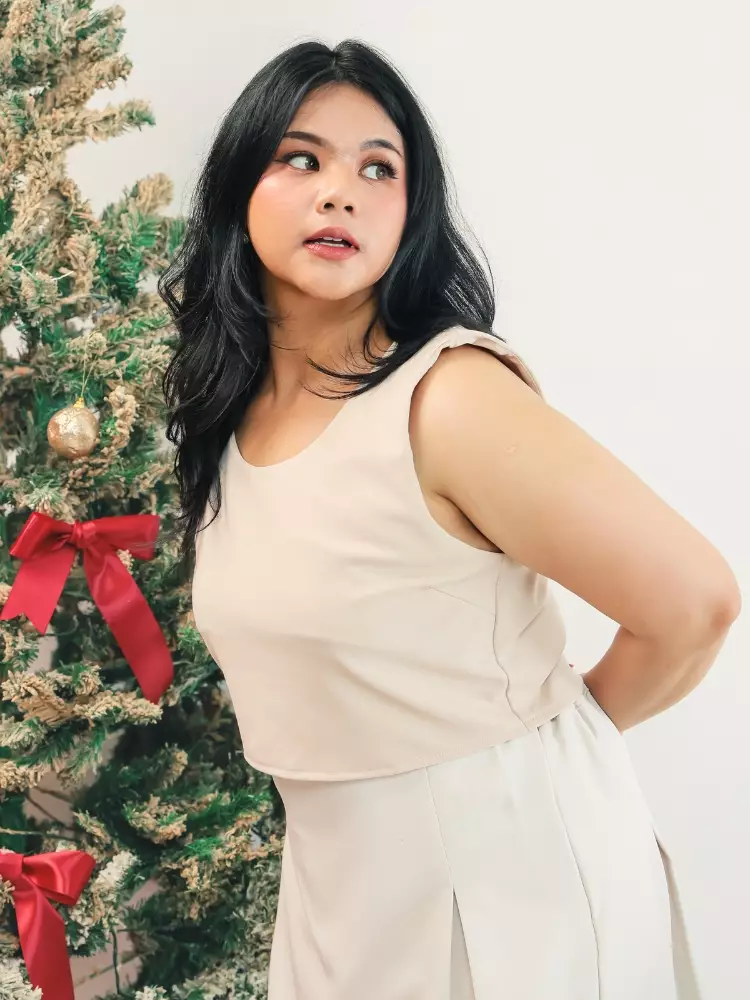 Xtramiles Ladies dress wilo tank top creme