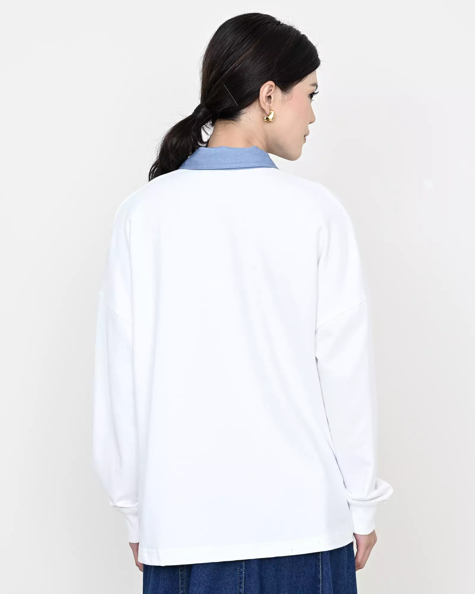 Geulis.id ELOISE SWEATSHIRT - Brokenwhite