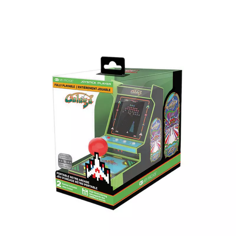 My Arcade Joystick Player Galaga Portable Retro Arcade (2 Games In 1) - MYADGUNL-7000