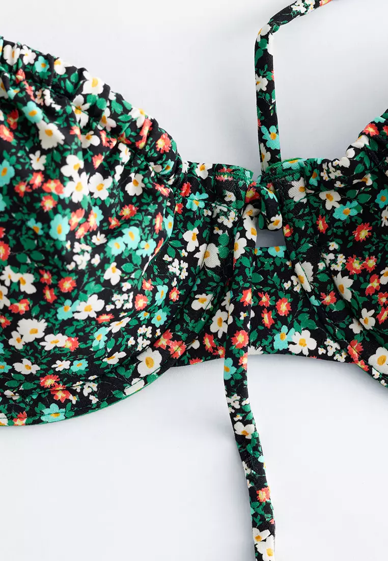 Bow-Detail Underwire Bikini Top