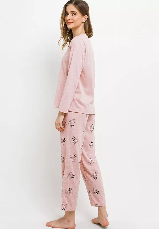 Pyjama Long Sleeve Long Pants Pants Sleepwear