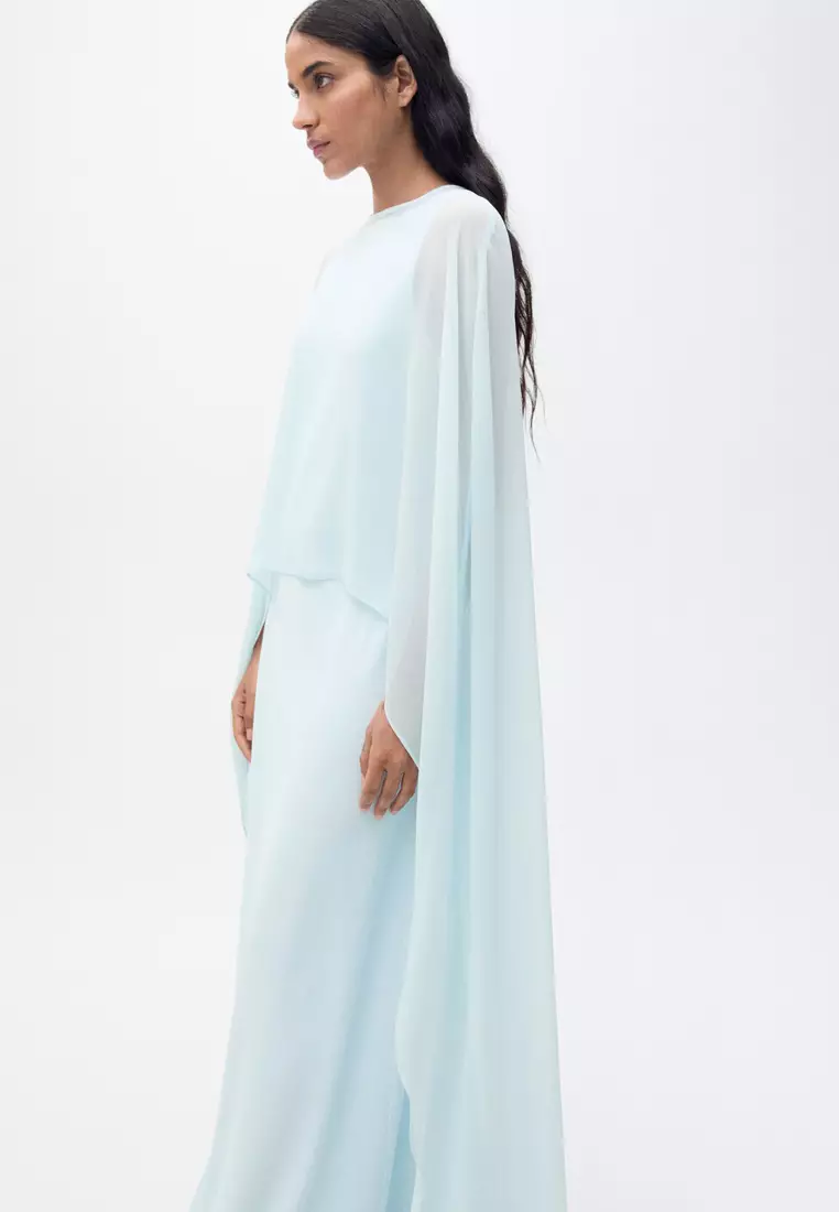 Long Semi-Transparent Cape